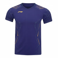 Badminton T-shirt - Li-Ning International New Blue Unisex - SportYouUp Danmark