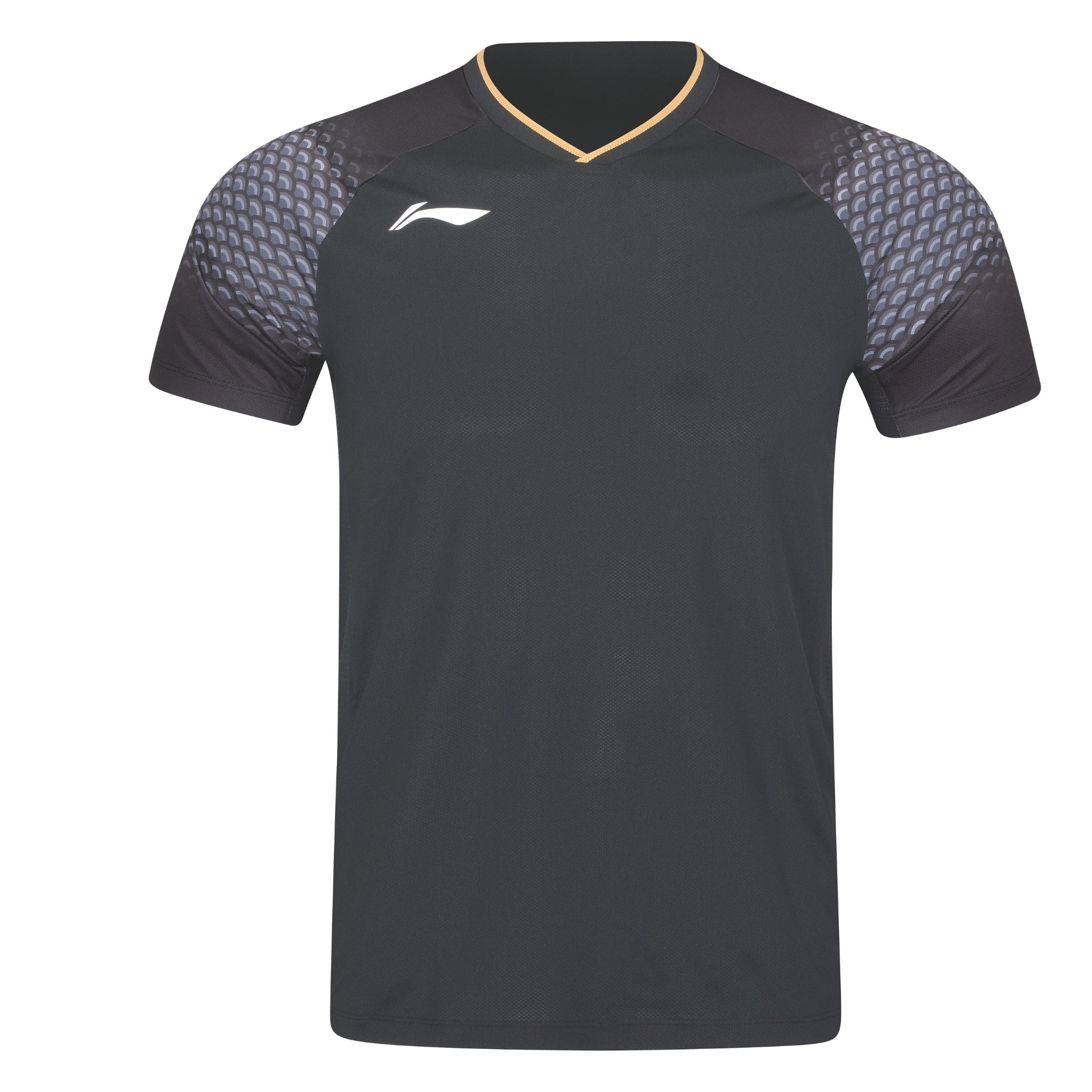 Li-Ning Badminton T-Shirt - Li-Ning Point Black Unisex - SportYouUp Danmark