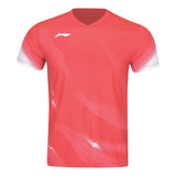 Li-Ning Badminton T-Shirt - Li-Ning Swift Red Unisex - SportYouUp Danmark
