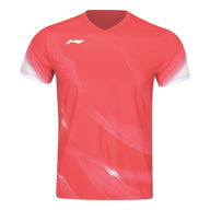 Li-Ning Badminton T-Shirt - Li-Ning Swift Red Unisex - SportYouUp Danmark