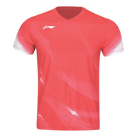 Li-Ning Badminton T-Shirt - Li-Ning Swift Red Unisex - SportYouUp Danmark