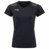 Badminton T-shirt - Li-Ning International New Black Women - SportYouUp Danmark