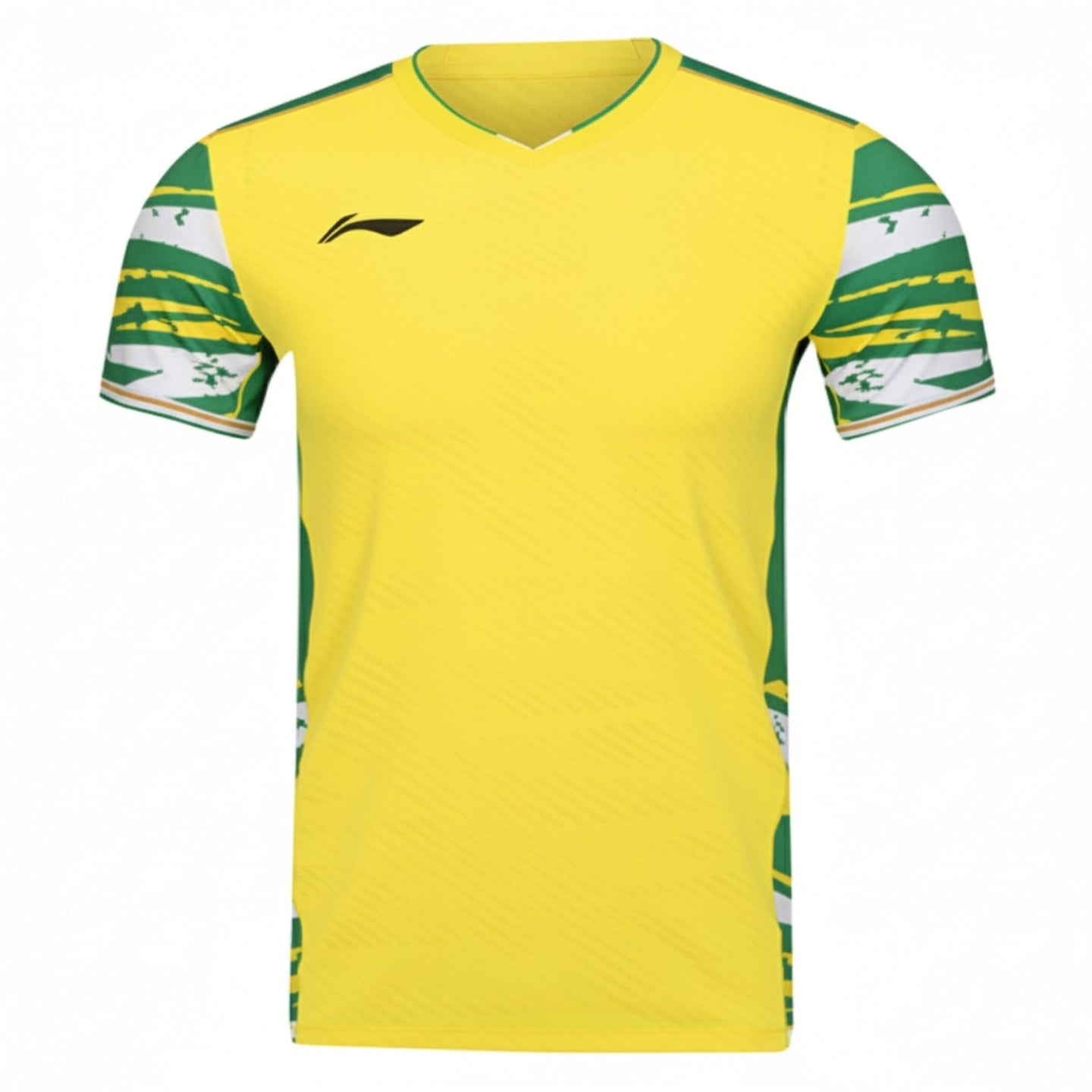 Badminton T-shirt - Li-Ning Top Play Yellow Unisex - SportYouUp Danmark