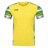 Badminton T-shirt - Li-Ning Top Play Yellow Unisex - SportYouUp Danmark