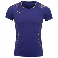 Badminton T-shirt - Li-Ning International New Blue Women - SportYouUp Danmark