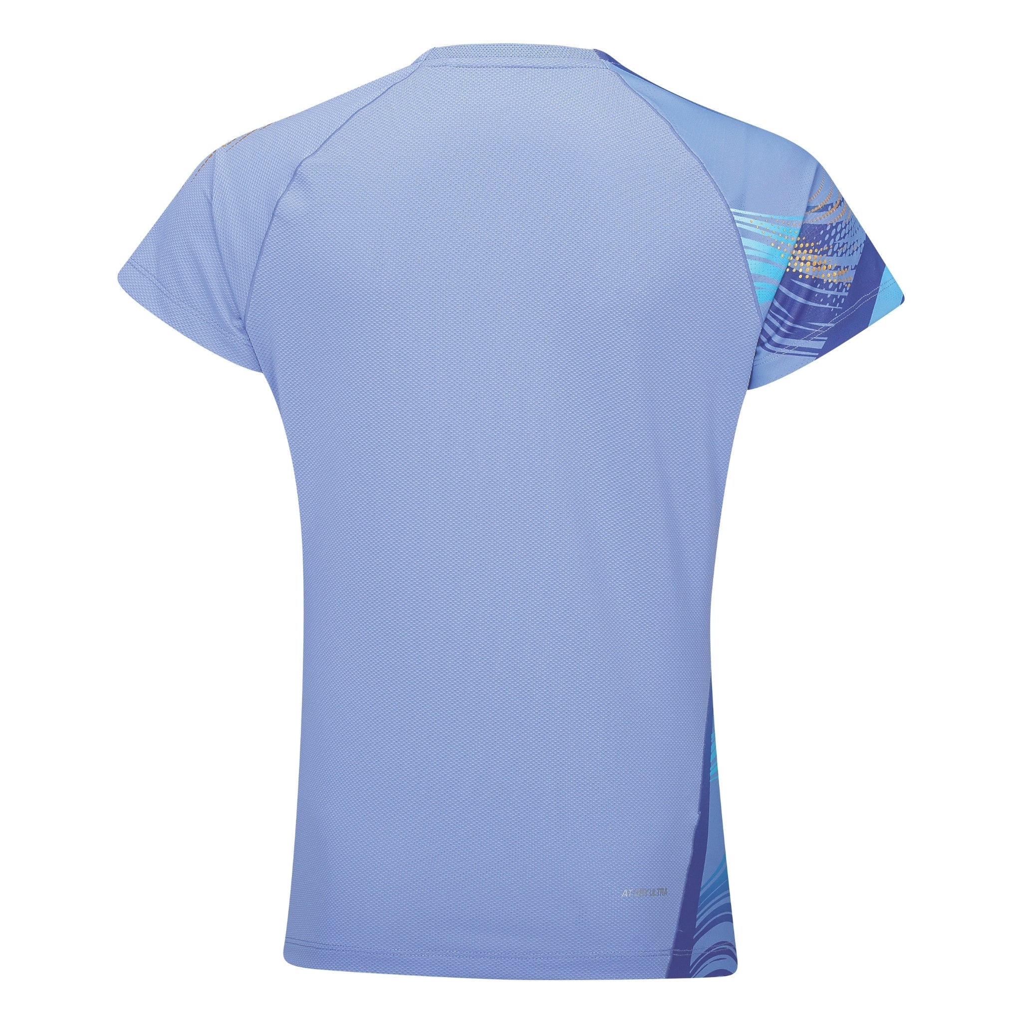 Li-Ning Badminton T-Shirt - Li-Ning Side Effect Light Blue Women - SportYouUp Danmark