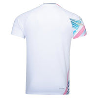 Li-Ning Badminton T-Shirt - Li-Ning Side Effect White Unisex - SportYouUp Danmark