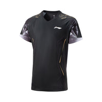 Badminton T-shirt - Li-Ning Play Cool Black Unisex - SportYouUp Danmark