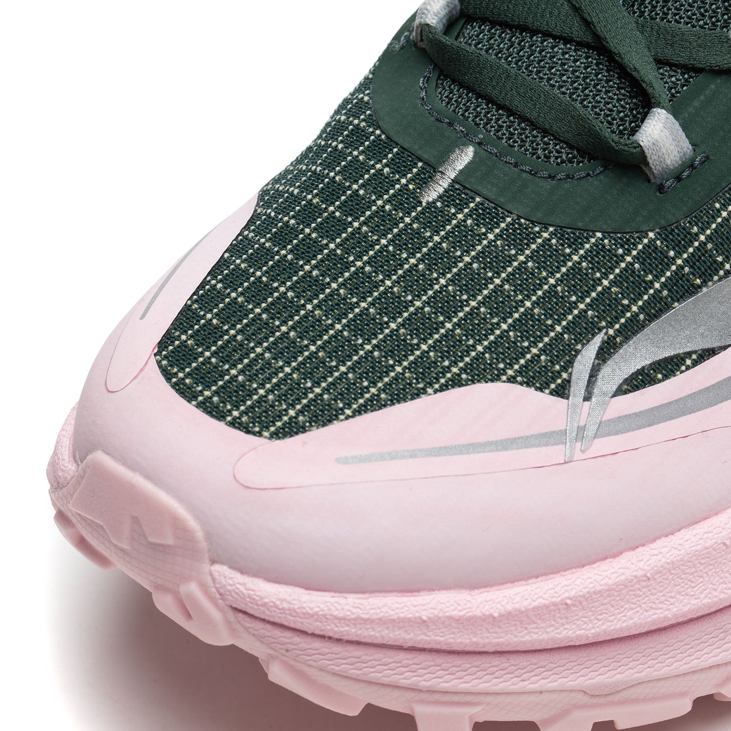 Li-Ning Trail Dilu V2 Mörkgrön/rosa kvinnor