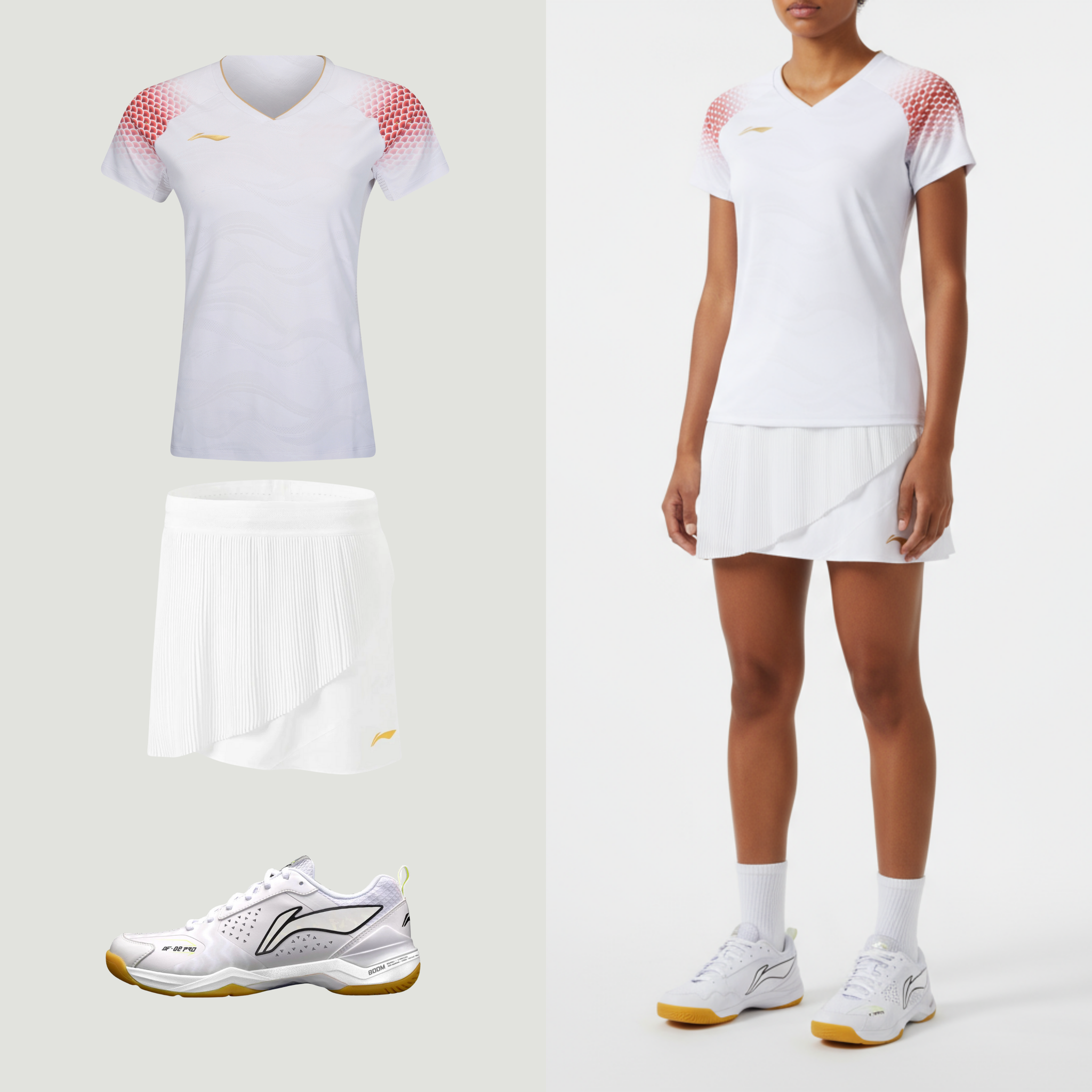 Li-Ning badminton trøje til kvinder med perfekt pasform.