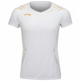 Badminton T-shirt - Li-Ning International New White Women - SportYouUp Danmark