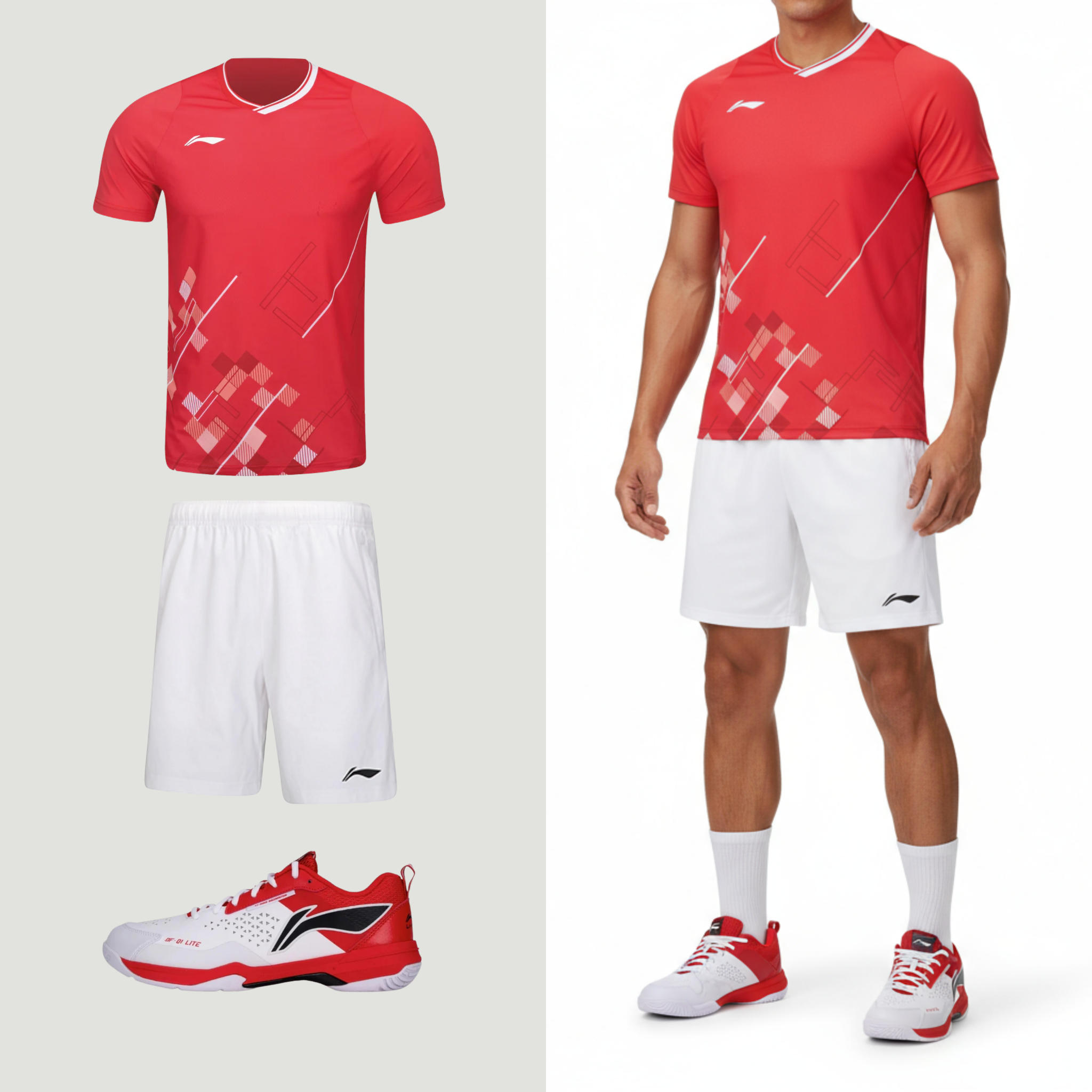 Li-Ning Matrix Röd Unisex
