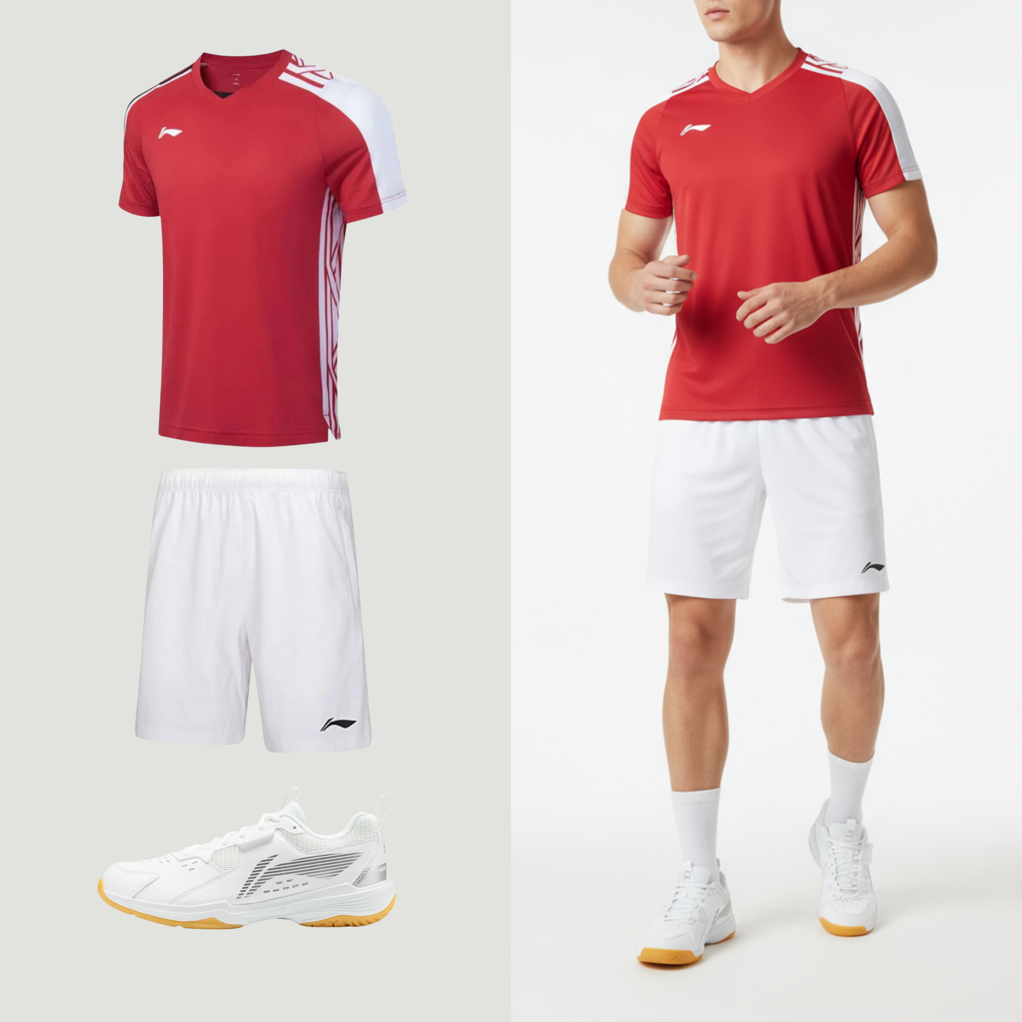 Li-Ning Simple Life Röd Unisex
