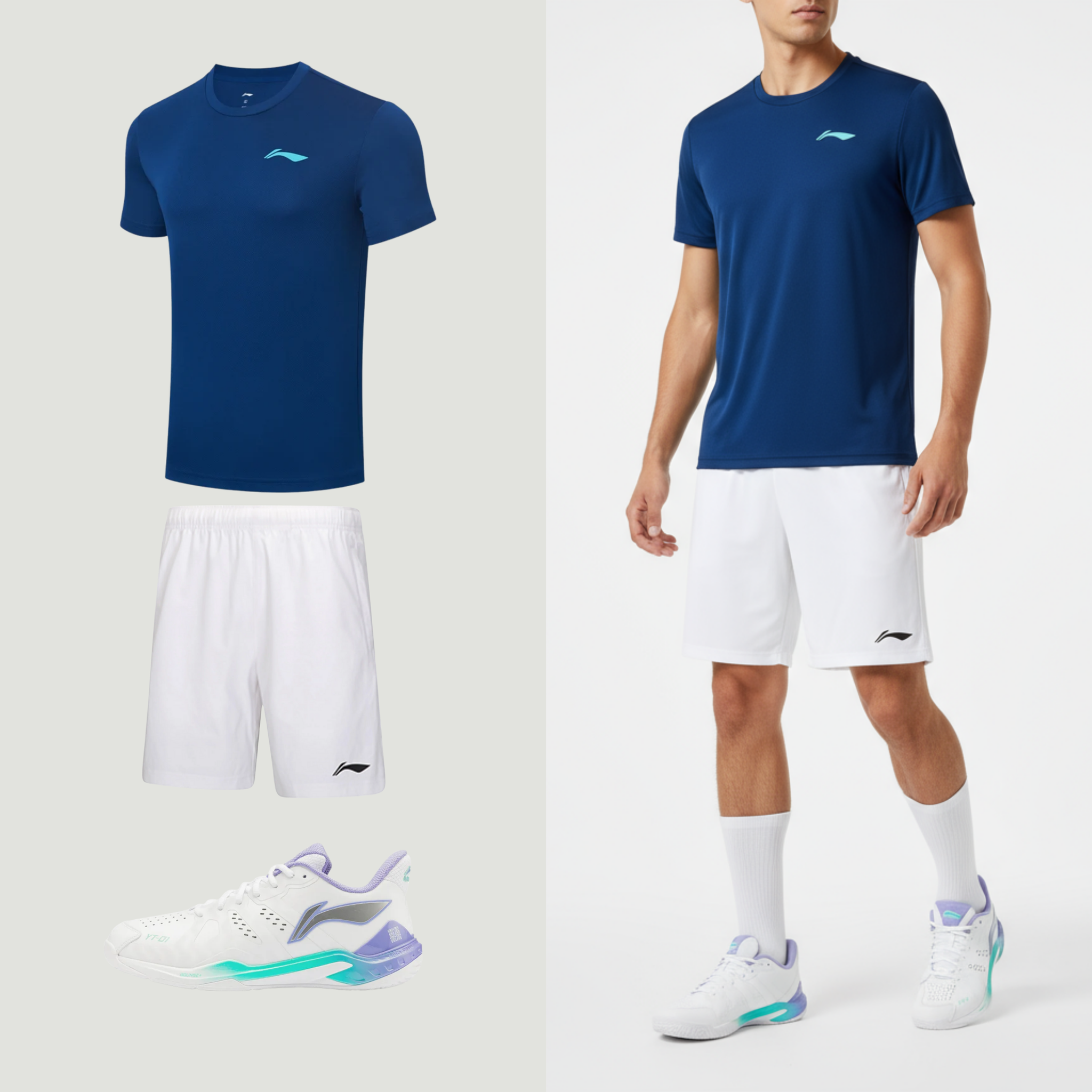 Li-Ning Go Steady Blå Unisex