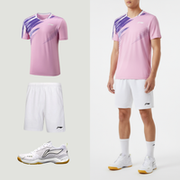 Li-Ning badminton T-shirt til mænd med perfekt pasform. Shop Looket 