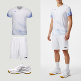 Li-Ning badminton T-shirt til mænd med perfekt pasform. Shop Looket 