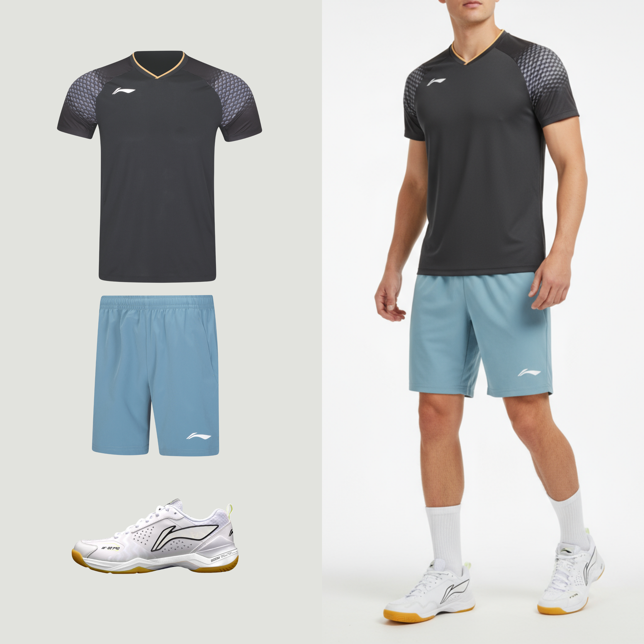 Li-Ning Point Svart Unisex