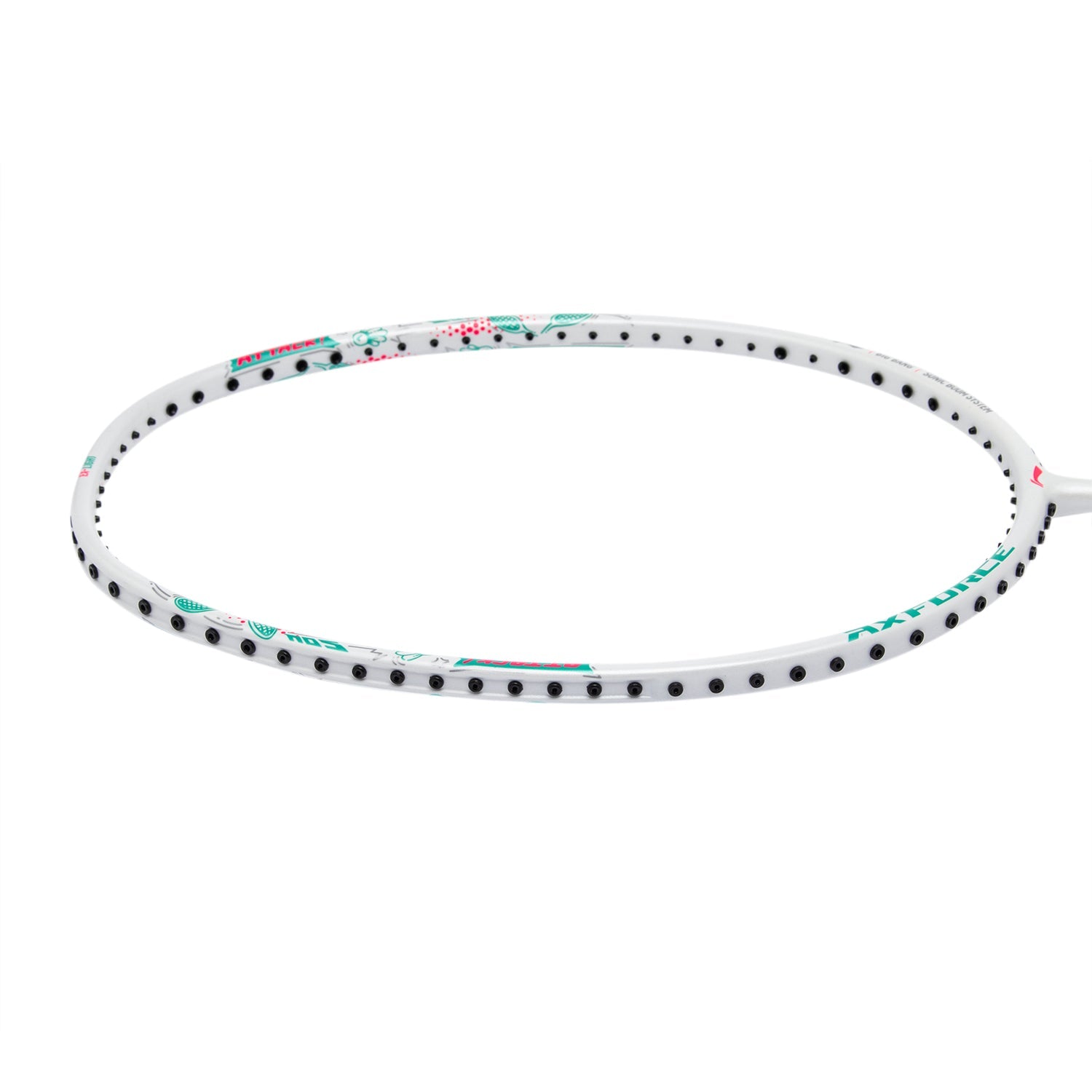 Badminton ketcher - Li-Ning AXForce Big Bang White - SportYouUp Danmark