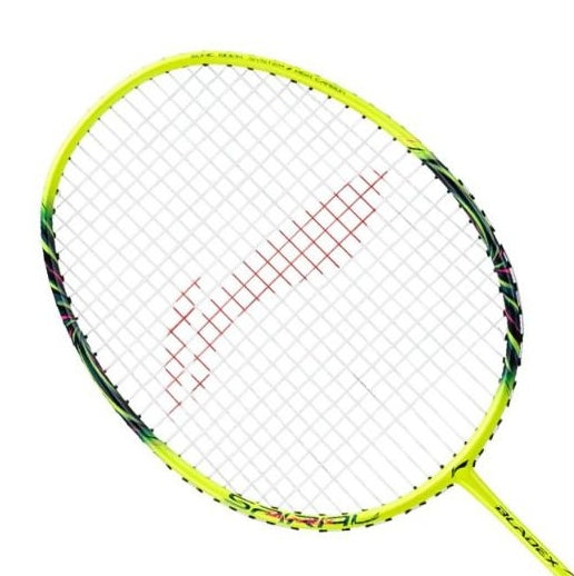 Badminton ketcher - Li-Ning Bladex Spiral Yellow - SportYouUp Danmark