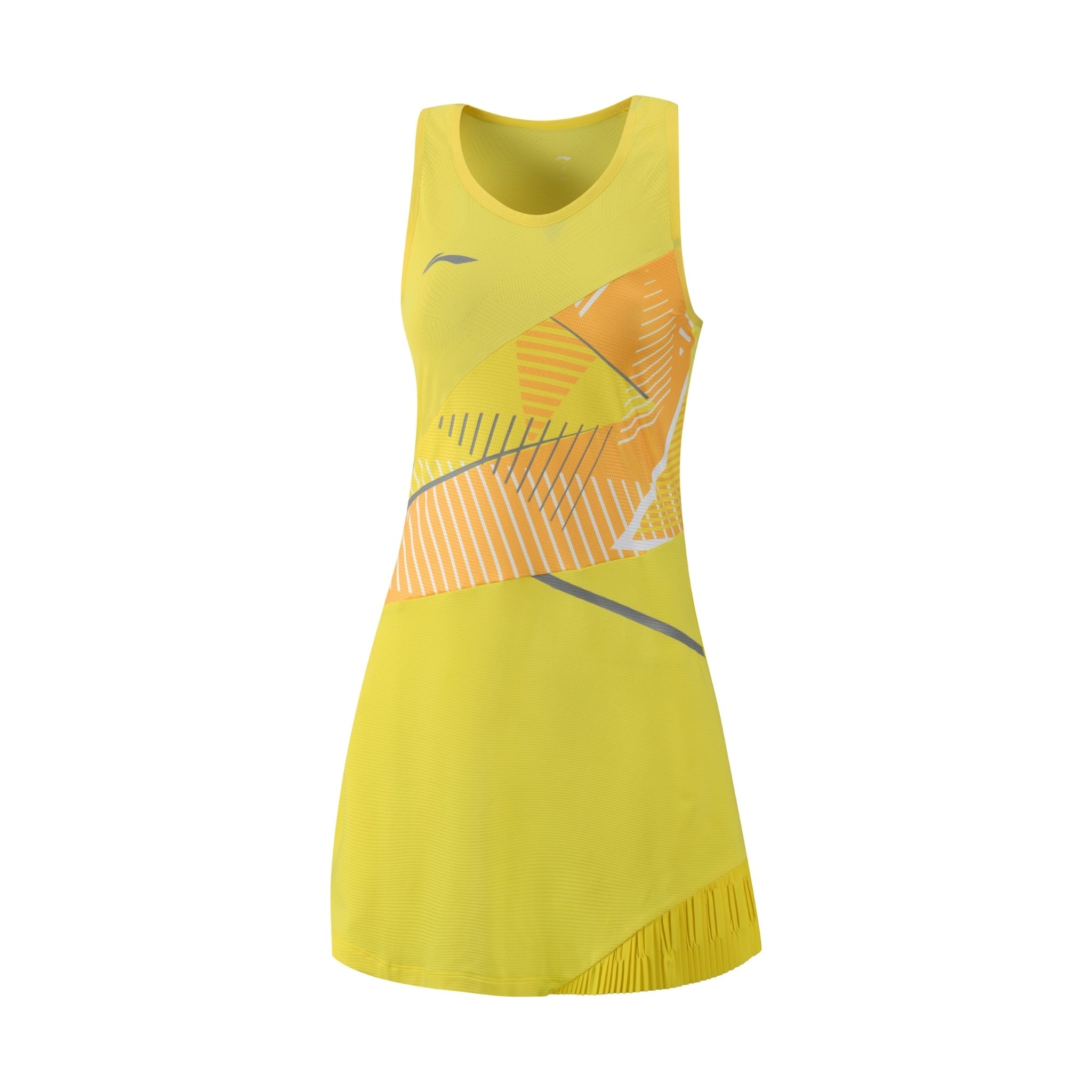 Badminton Kjoler - Li-Ning Deep Yellow Dress - SportYouUp Danmark