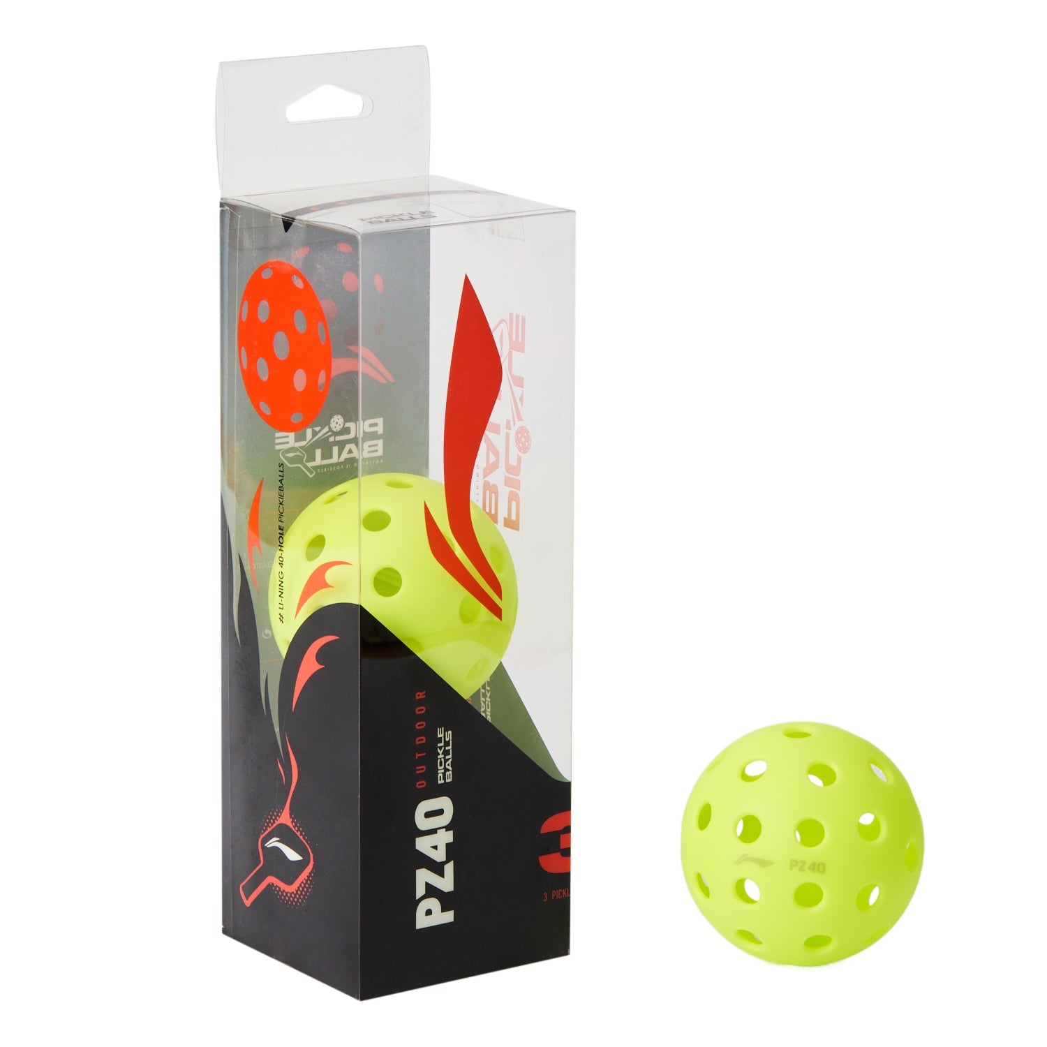 Pickleball Bolde - Li-Ning PZ40 - SportYouUp Danmark