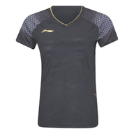 Li-Ning Badminton T-Shirt - Li-Ning Point Pro Black Women - SportYouUp Danmark
