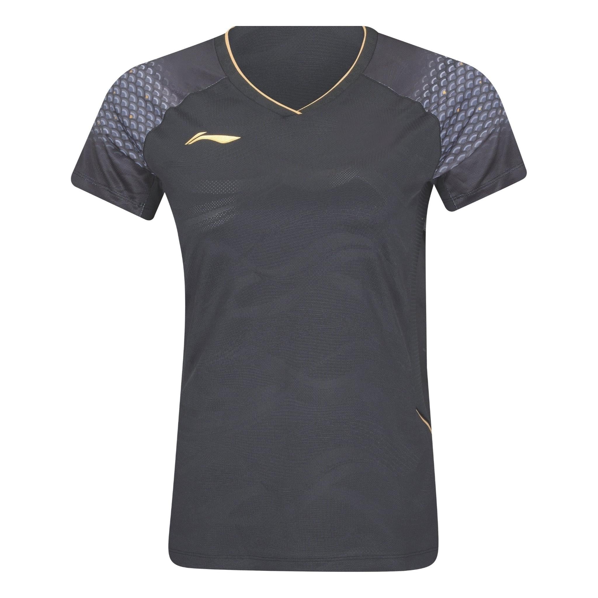 Li-Ning Badminton T-Shirt - Li-Ning Point Pro Black Women - SportYouUp Danmark