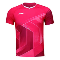 Badminton T-shirt - Li-Ning National Red Exclusive Unisex - SportYouUp Danmark
