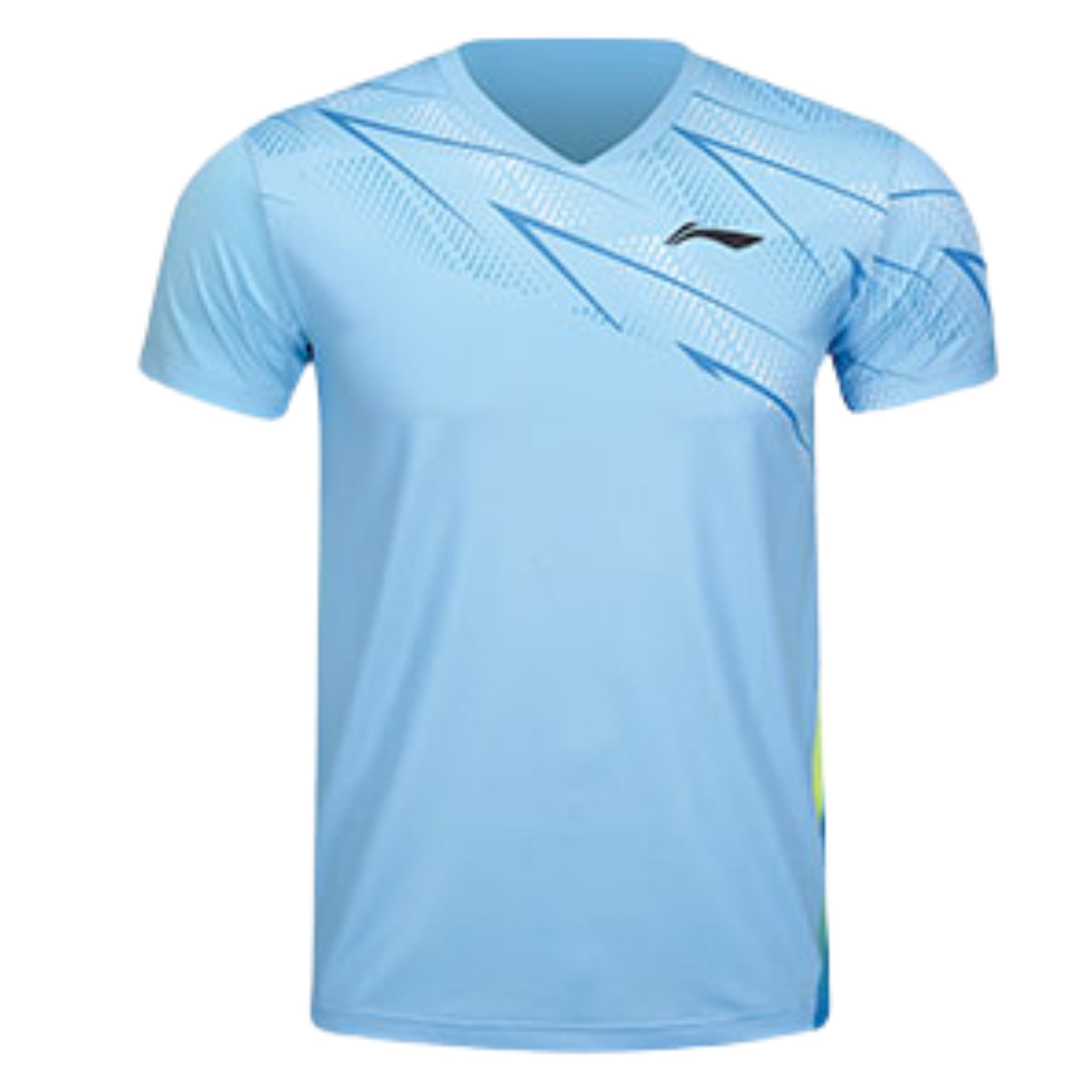 Badminton T-shirt - Li-Ning Champion Light Blue Unisex - SportYouUp Danmark