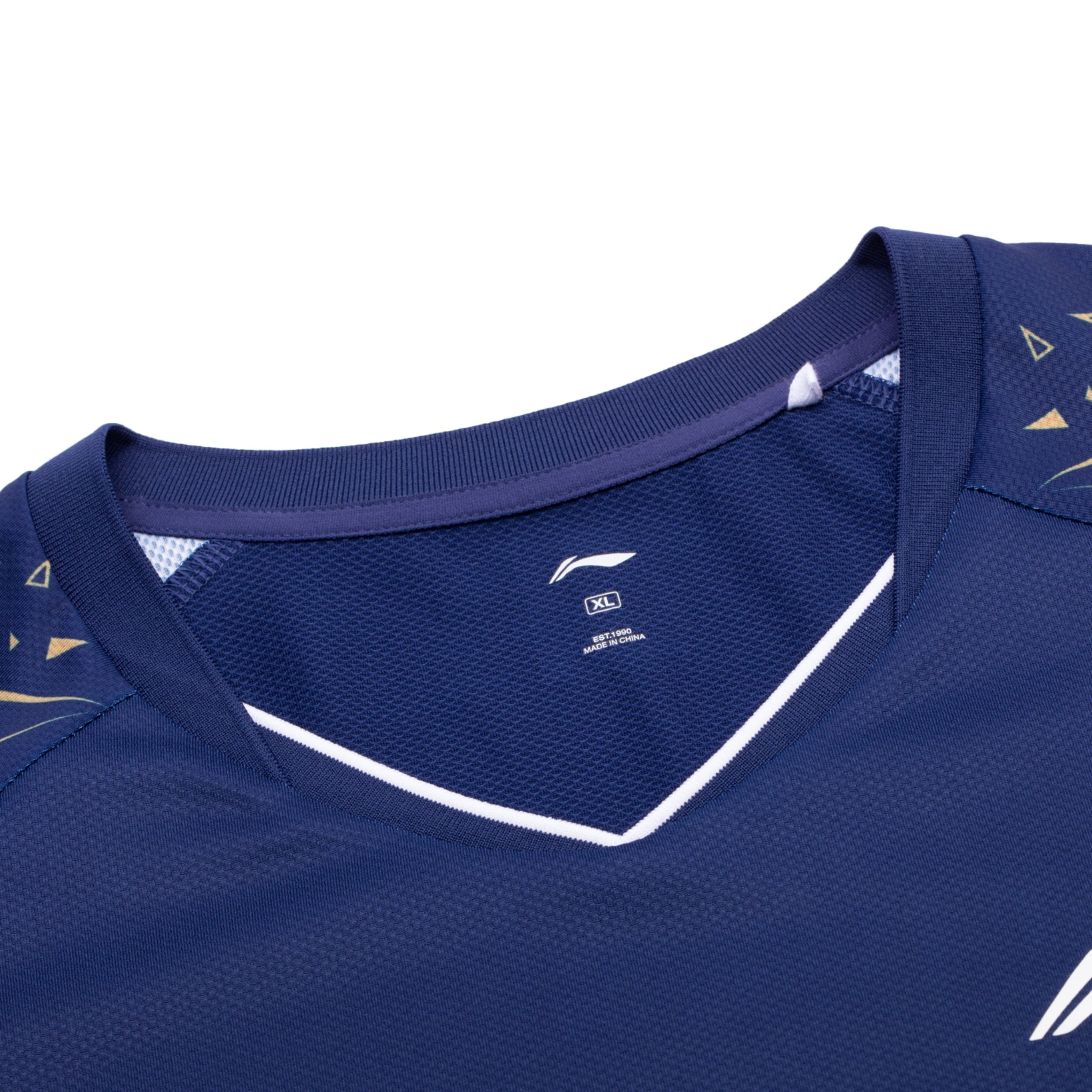 Badminton T-shirt - Li-Ning Play Cool Dark Blue Unisex - SportYouUp Danmark