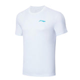 Badminton T-shirt - Li-Ning Go Steady White Unisex - SportYouUp Danmark
