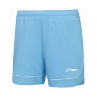 Badminton Dame Shorts - Li-Ning Single Stripe Blue Dame - SportYouUp Danmark