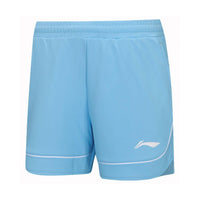 Badminton Dame Shorts - Li-Ning Single Stripe Blue Dame - SportYouUp Danmark