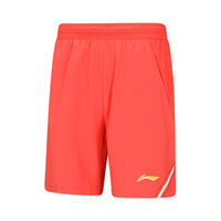 Badminton Shorts - Li-Ning International New Red Herre - SportYouUp Danmark