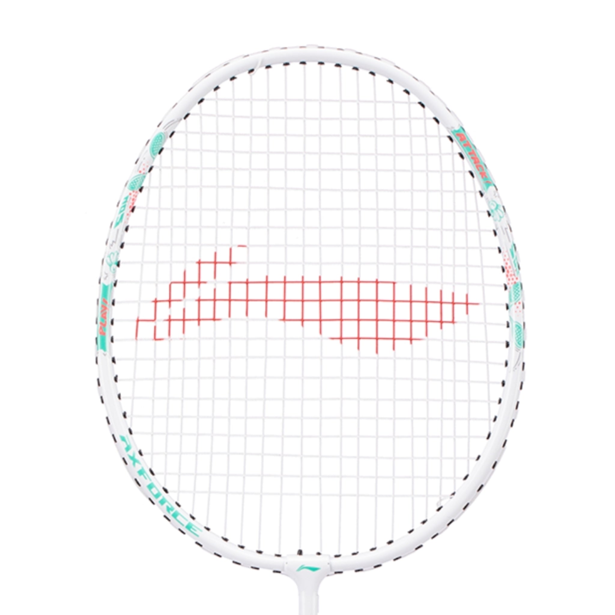 Badmintonketcher - Li-Ning AXForce Kids Play White - SportYouUp Danmark
